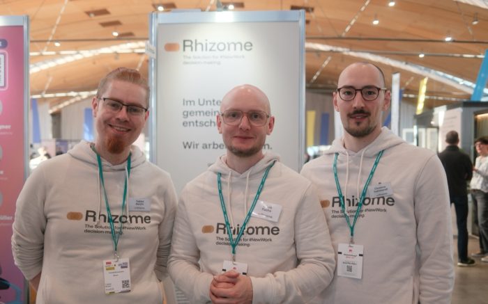 Erster Tag unseres ersten Messeauftritts.